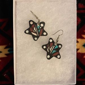 Hand painted earrings